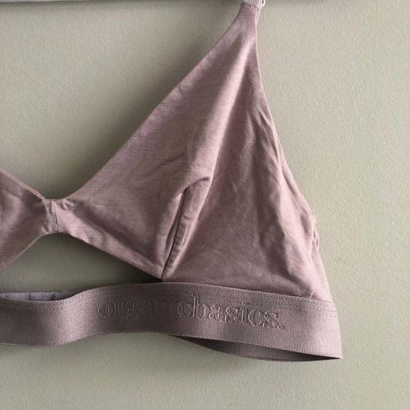 Organic Basics Tencel Lite Bralettes in black and pink, L - Picture 11 of 15